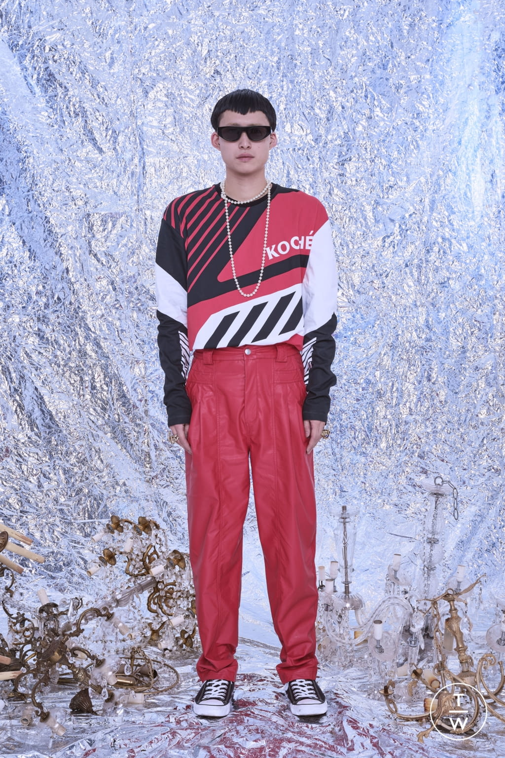 Fashion Week Paris Pre-Fall 2020 look 7 from the Koché collection 女装