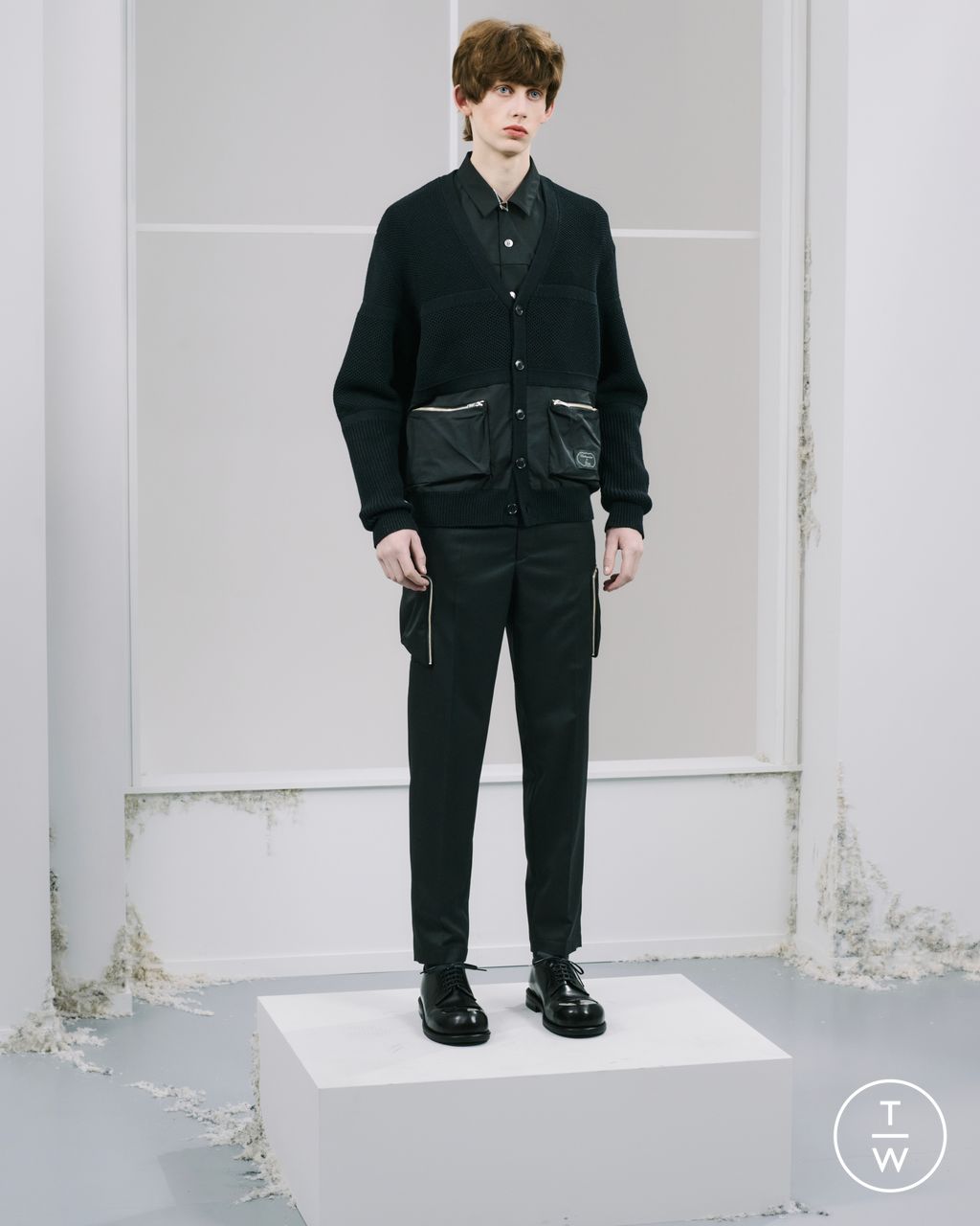 Fashion Week Paris Pre-Fall 2026 look 7 from the Undercover collection menswear