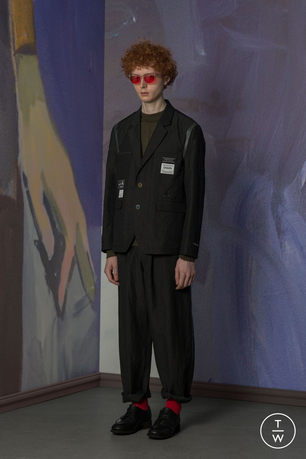 Fashion Week Paris Spring/Summer 2024 look 7 de la collection Undercover menswear