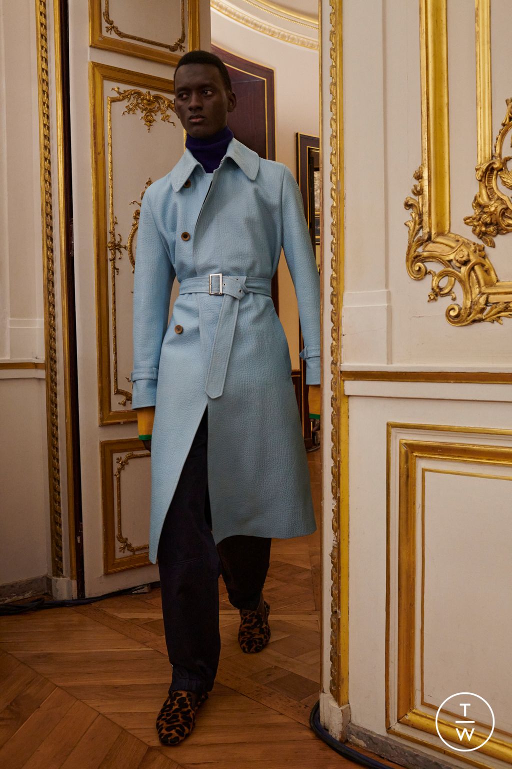 Fashion Week Paris Fall/Winter 2023 look 7 from the Wales Bonner collection menswear