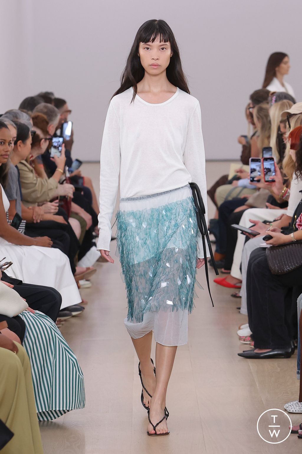 Fashion Week New York Spring/Summer 2024 look 7 from the Proenza Schouler collection womenswear