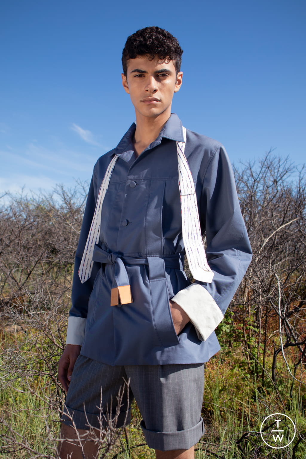 Fashion Week Paris Spring/Summer 2022 look 8 from the Valette Studio collection menswear