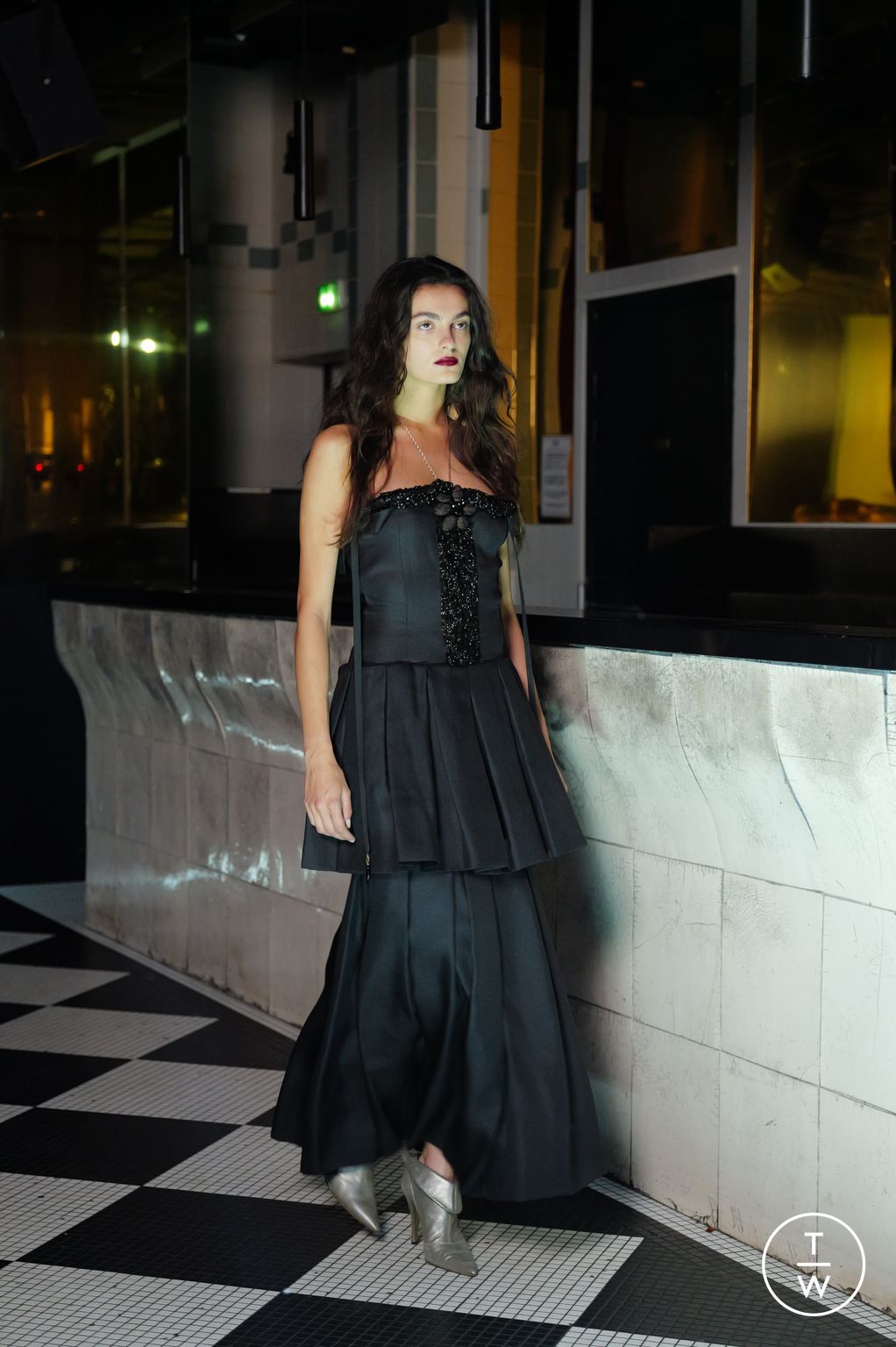 Fashion Week Paris Fall/Winter 2025 look 8 de la collection Aelis couture