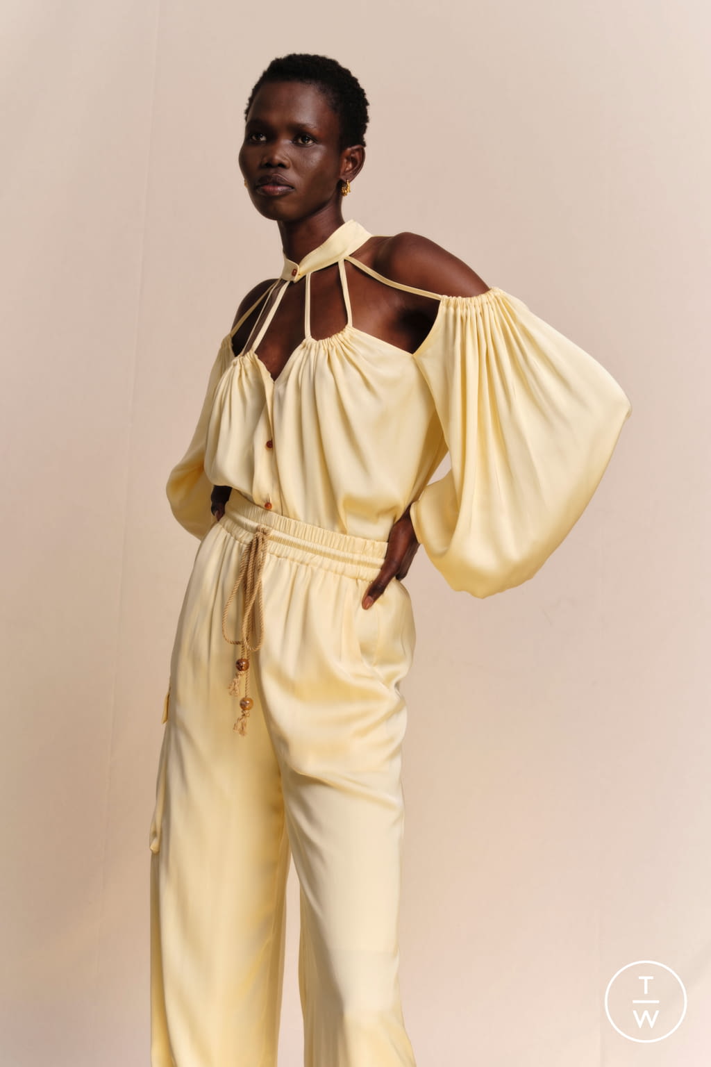 Fashion Week London Spring/Summer 2022 look 8 from the Palmer Harding collection womenswear