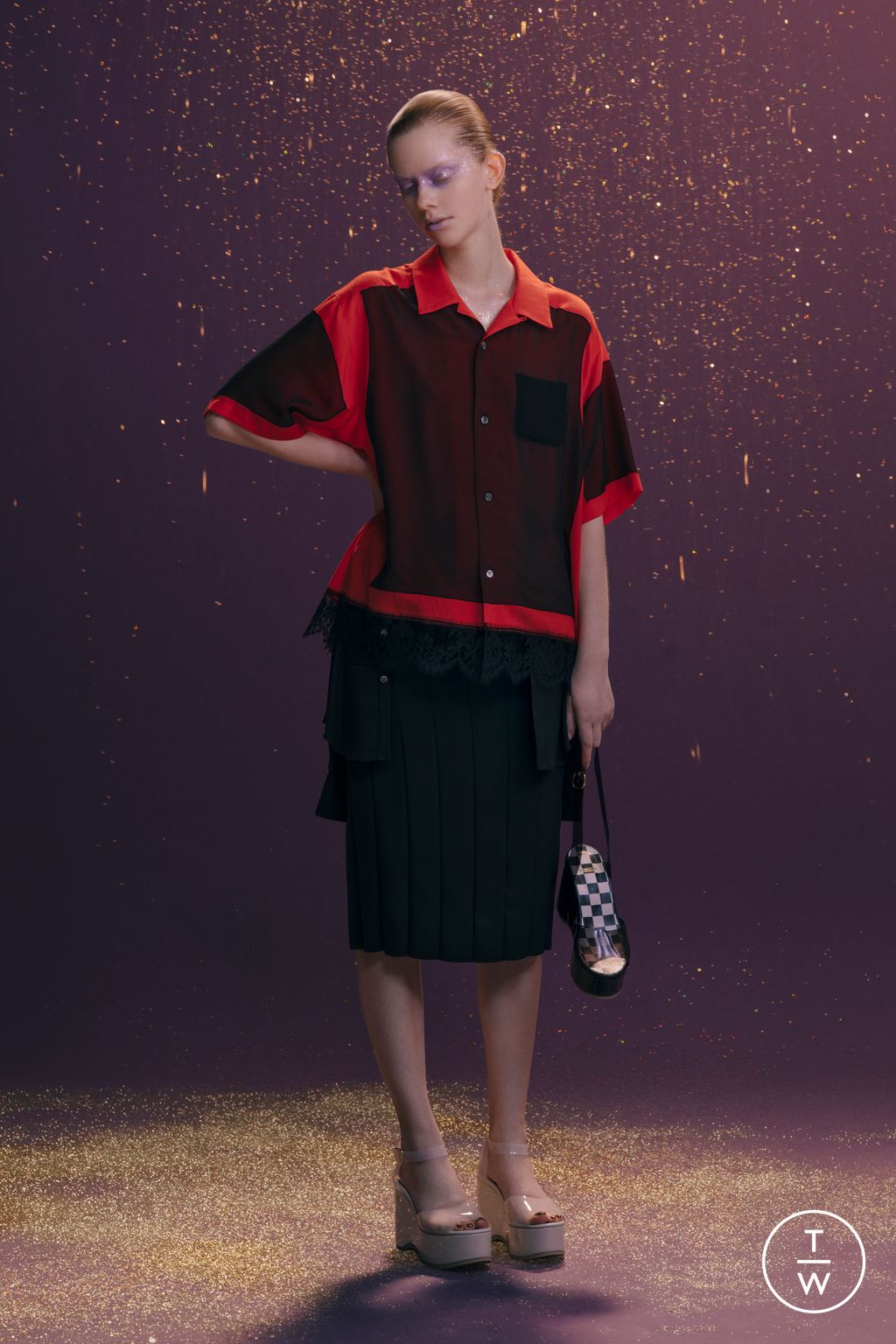 Fashion Week Paris Resort 2023 look 14 from the Undercover collection womenswear