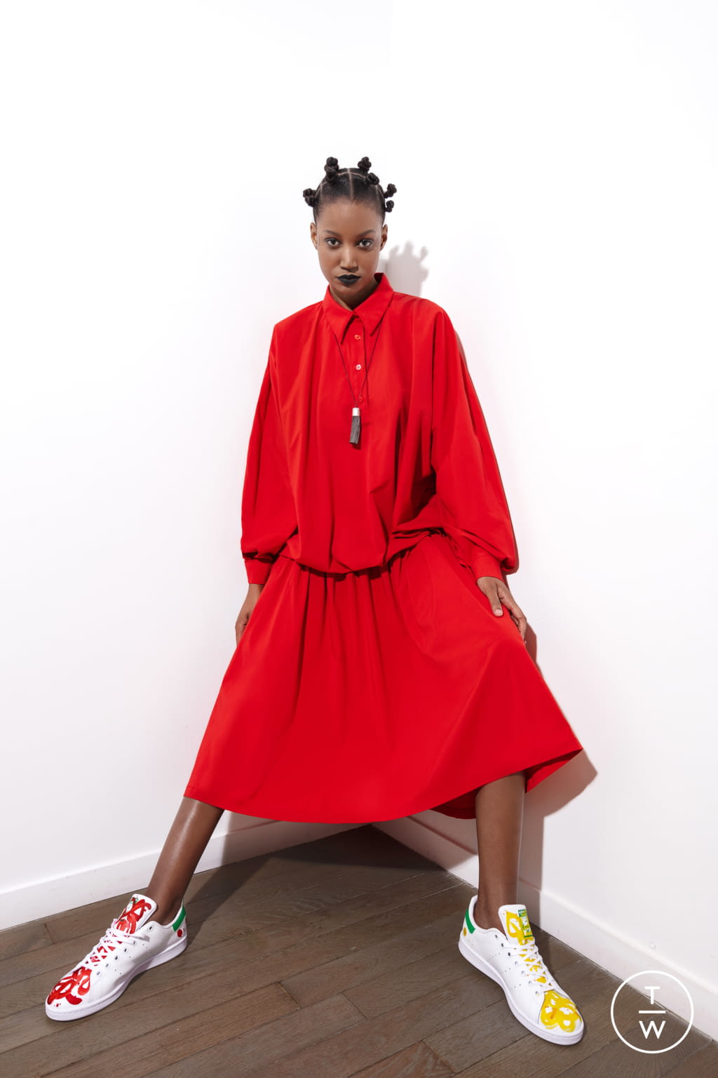 Fashion Week Paris Fall/Winter 2021 look 8 de la collection Mossi womenswear