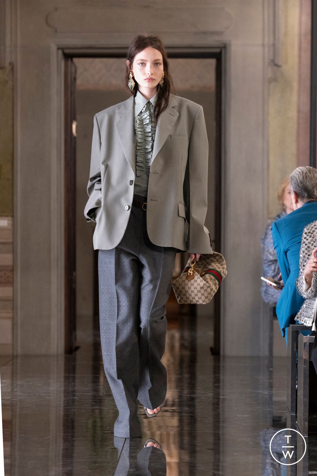 Fashion Week Milan Resort 2026 look 7 from the Gucci collection womenswear
