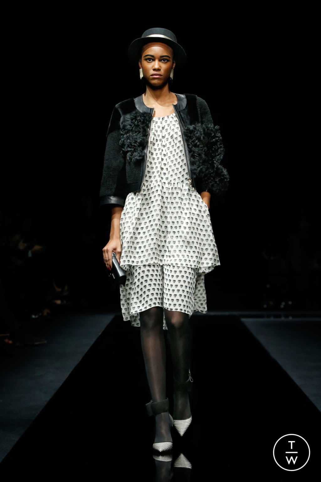 Fashion Week Milan Pre-Fall 2020 look 8 from the Giorgio Armani collection womenswear