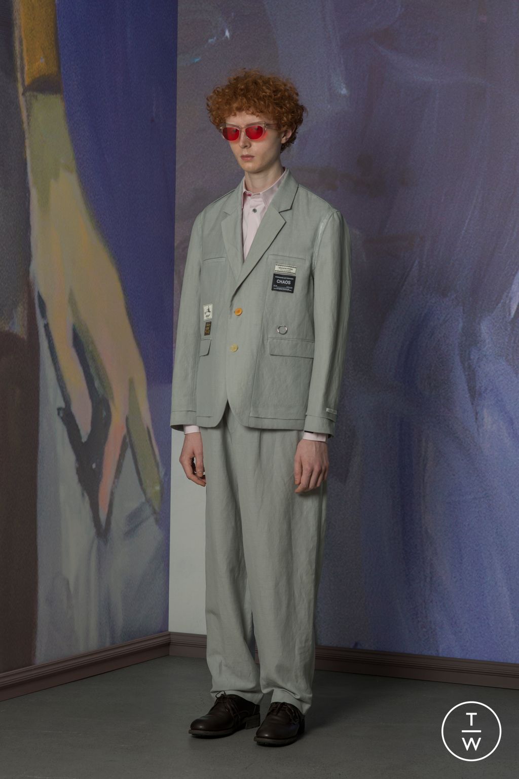 Fashion Week Paris Spring/Summer 2024 look 10 from the Undercover collection menswear