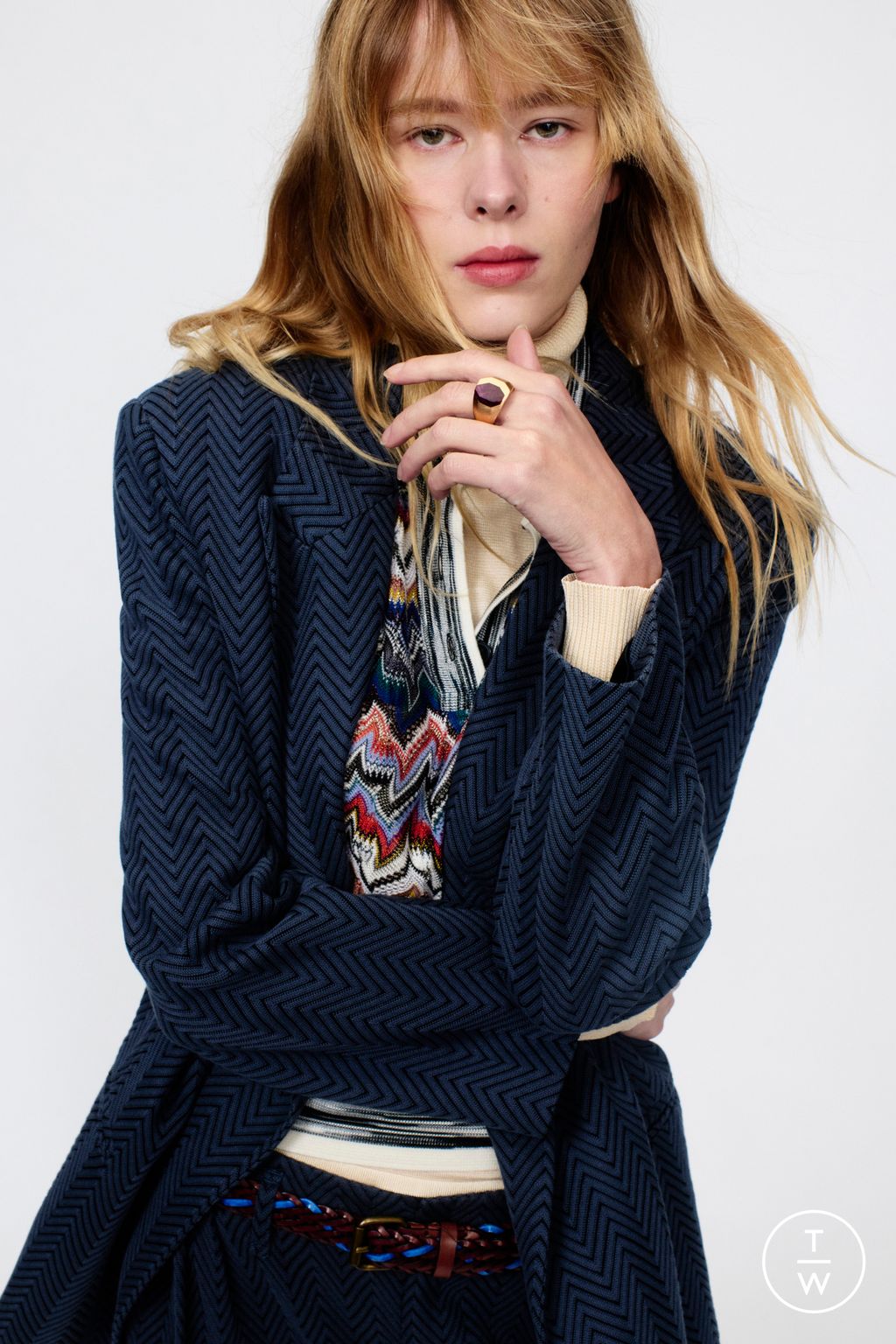 Fashion Week Milan Pre-Fall 2025 look 1 de la collection Missoni womenswear