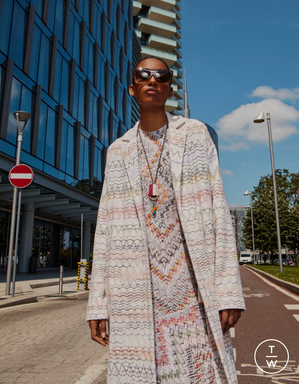 Fashion Week Milan Resort 2022 look 1 from the Missoni collection womenswear