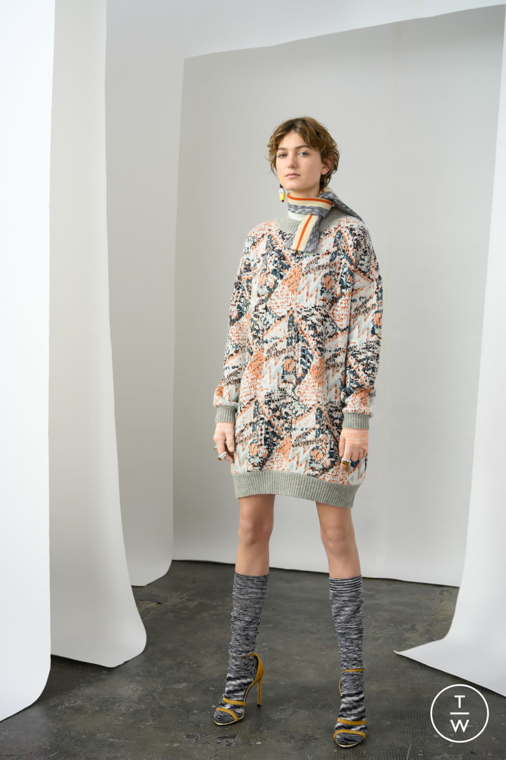 Fashion Week Milan Pre-Fall 2019 look 1 from the Missoni collection 女装