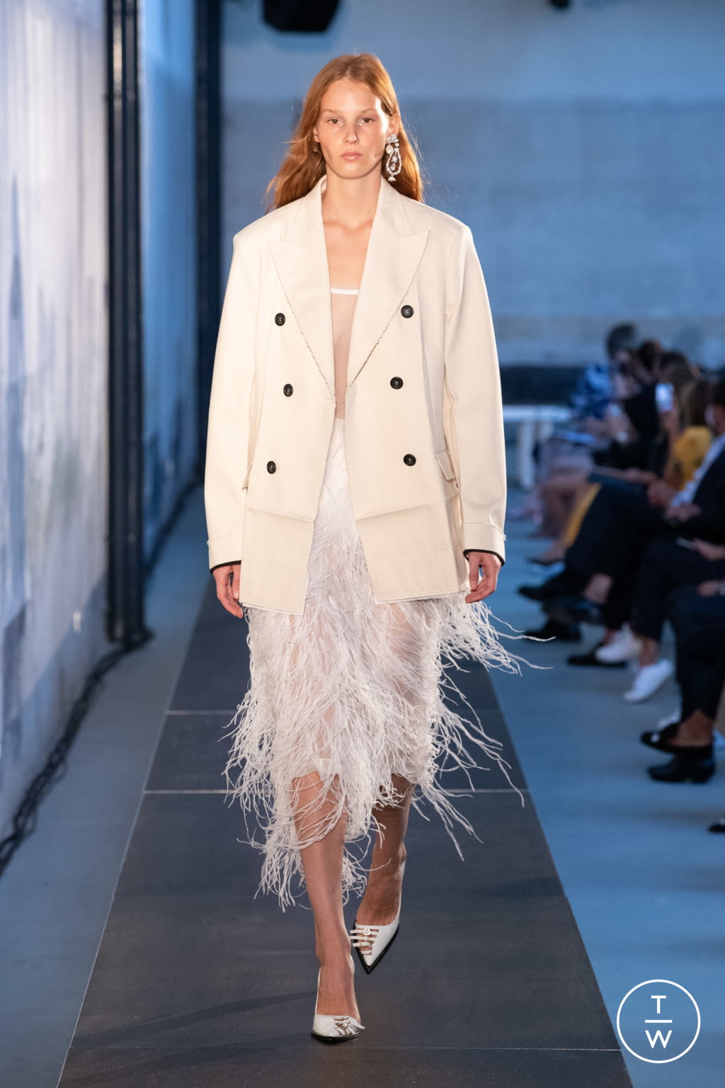 Fashion Week Milan Spring/Summer 2021 look 1 de la collection N°21 womenswear