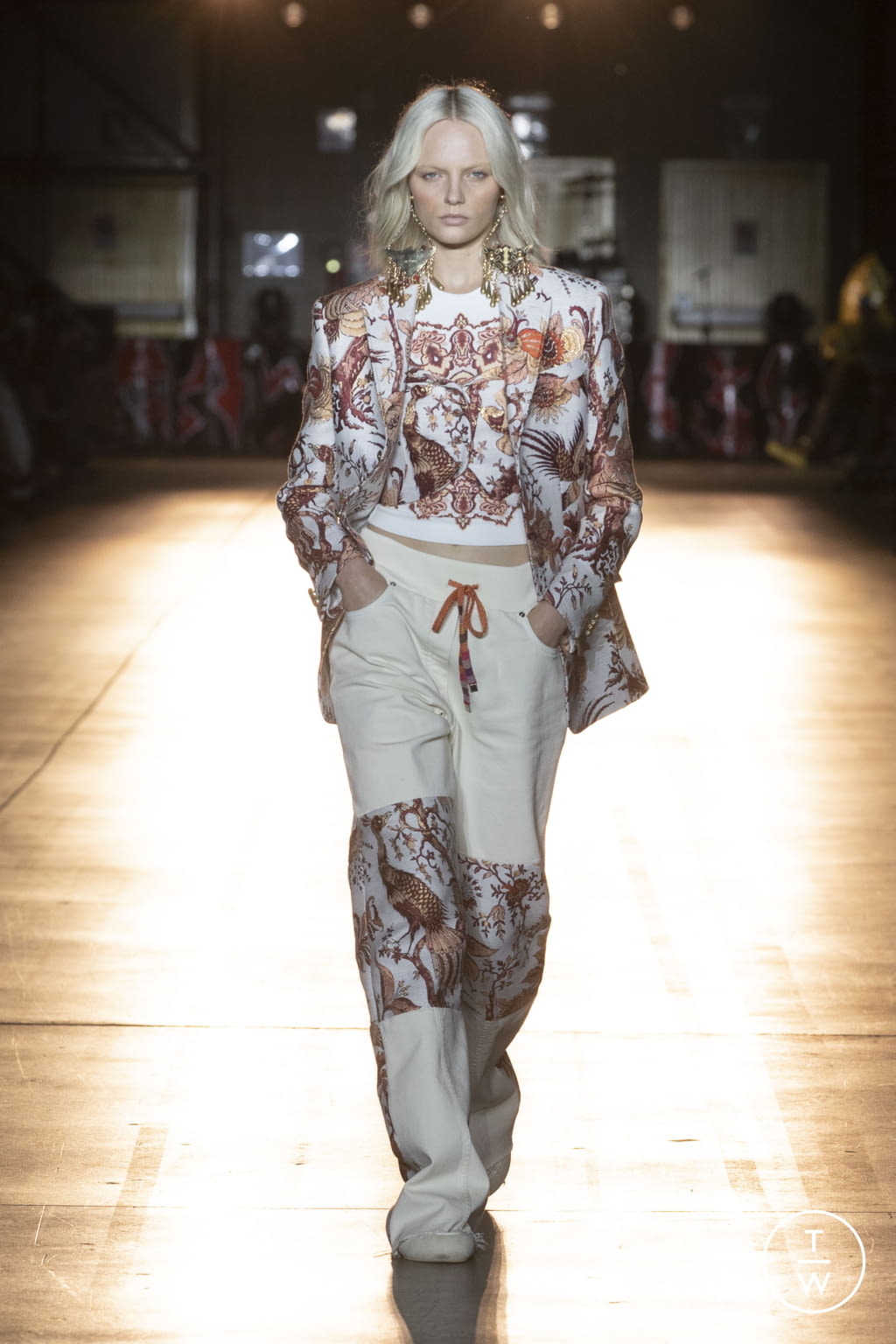 Fashion Week Milan Spring/Summer 2022 look 1 from the Etro collection womenswear