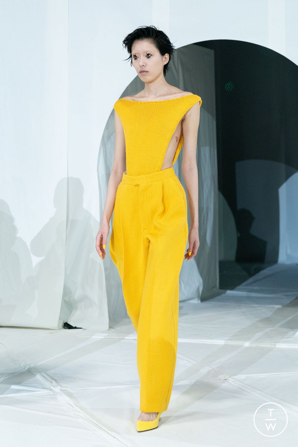 Fashion Week Milan Fall/Winter 2023 look 1 from the Marni collection womenswear