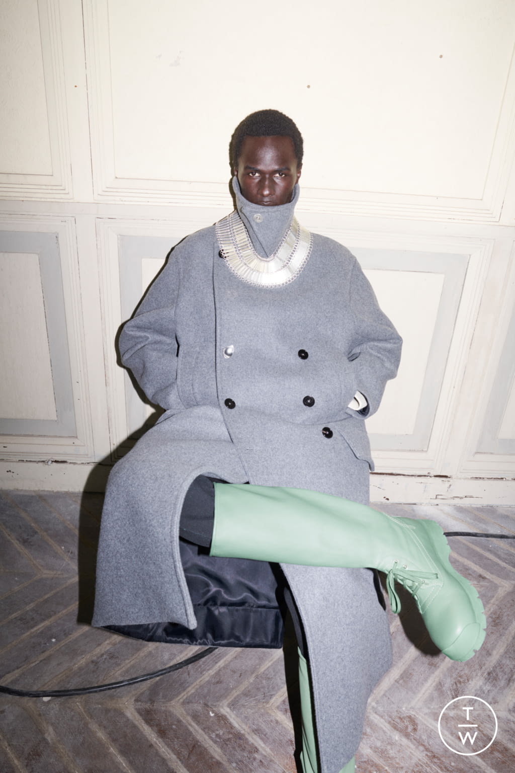 Fashion Week Paris Fall/Winter 2021 look 1 de la collection Jil Sander menswear