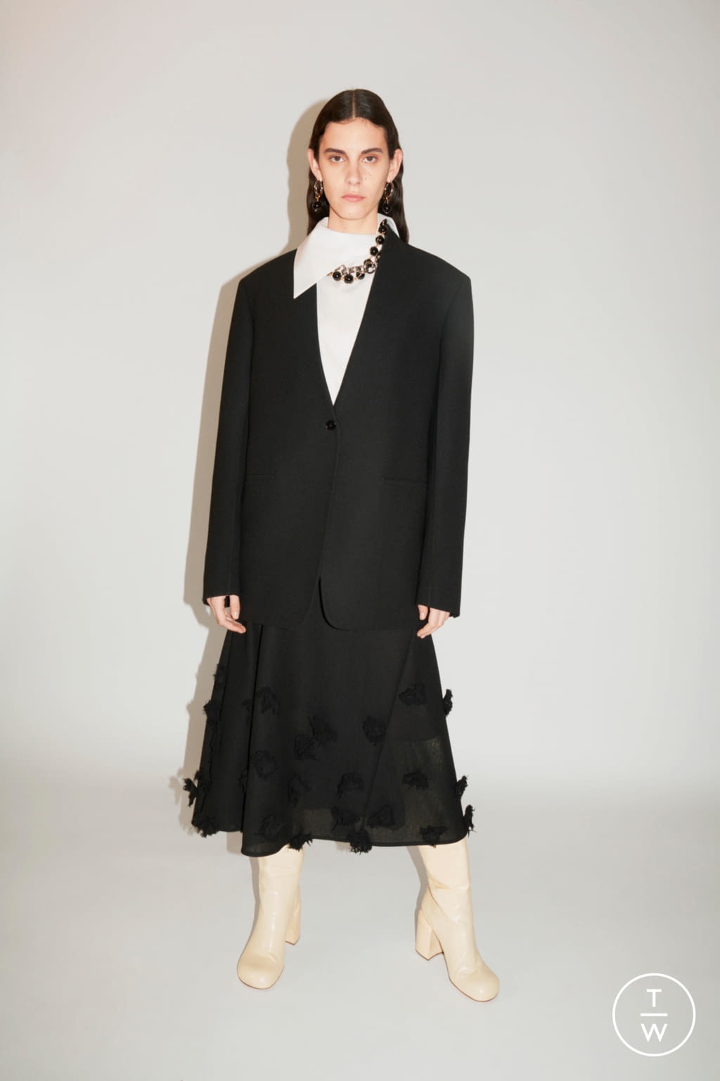 Fashion Week Milan Pre-Fall 2021 look 1 from the Jil Sander collection womenswear