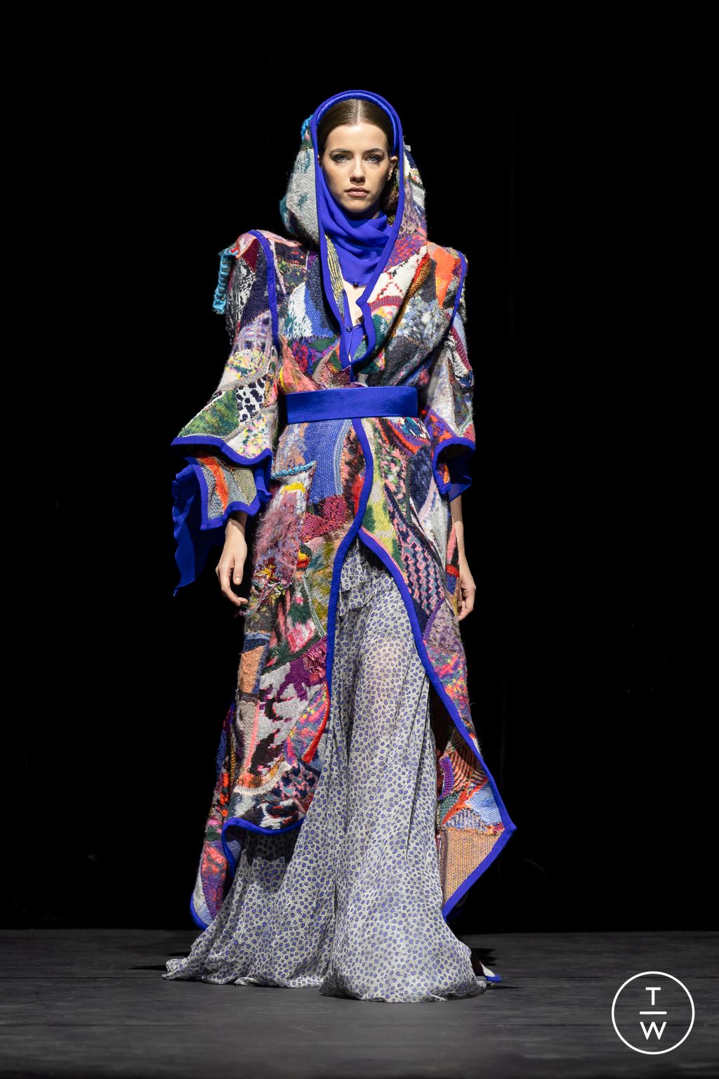 Fashion Week Paris Fall/Winter 2025 look 10 from the Ronald Van Der Kemp collection 高级定制