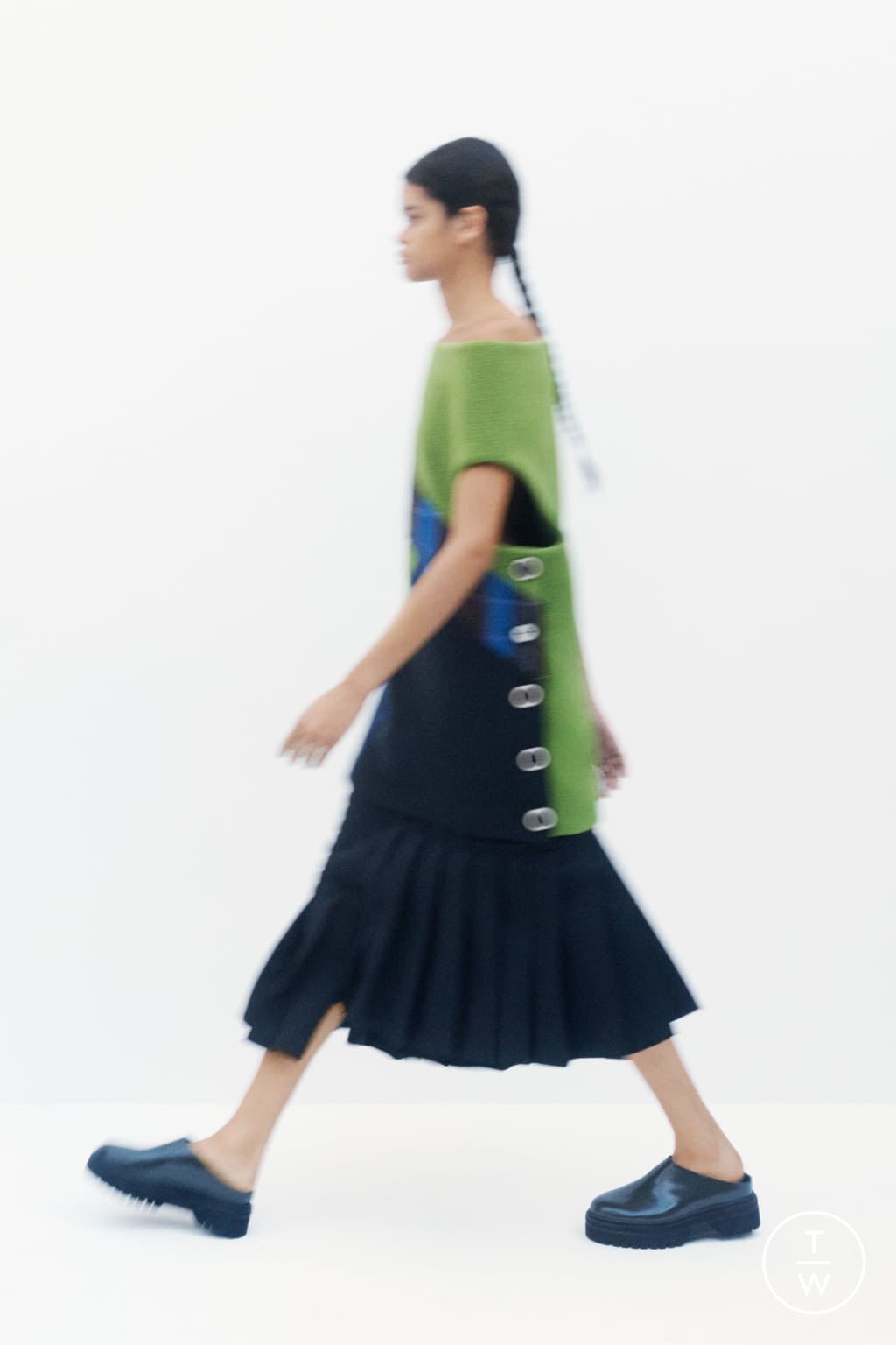 Fashion Week New York Pre-Fall 2021 look 9 from the Marina Moscone collection womenswear