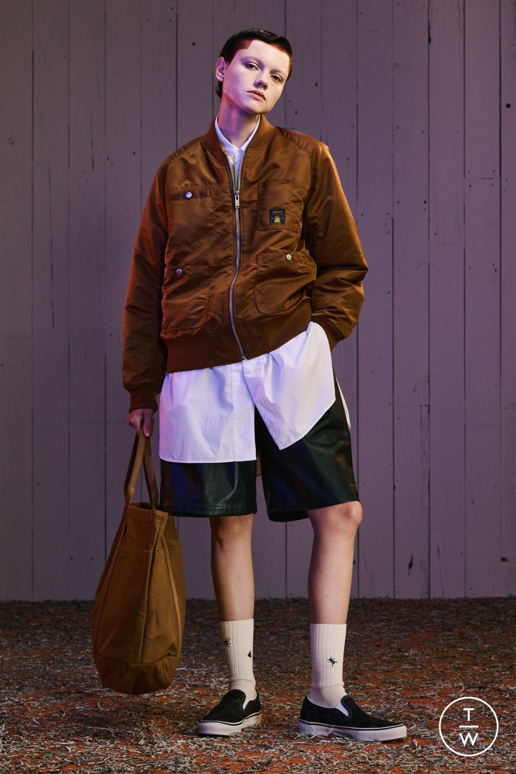 Fashion Week Paris Resort 2024 look 20 from the Undercover collection menswear