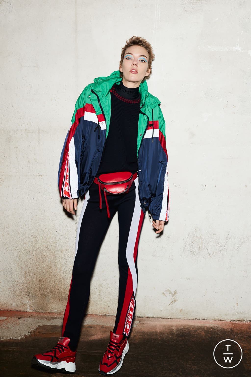 Fashion Week Milan Pre-Fall 2019 look 11 from the Iceberg collection 女装