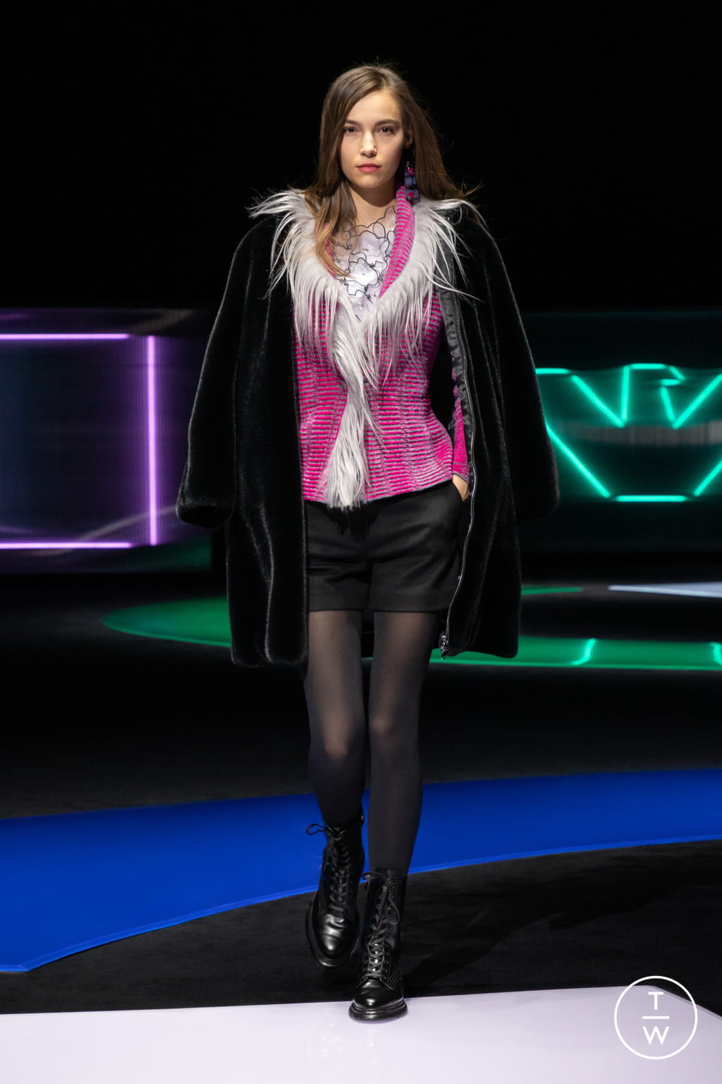 Fashion Week Milan Fall/Winter 2021 look 12 from the Emporio Armani collection womenswear