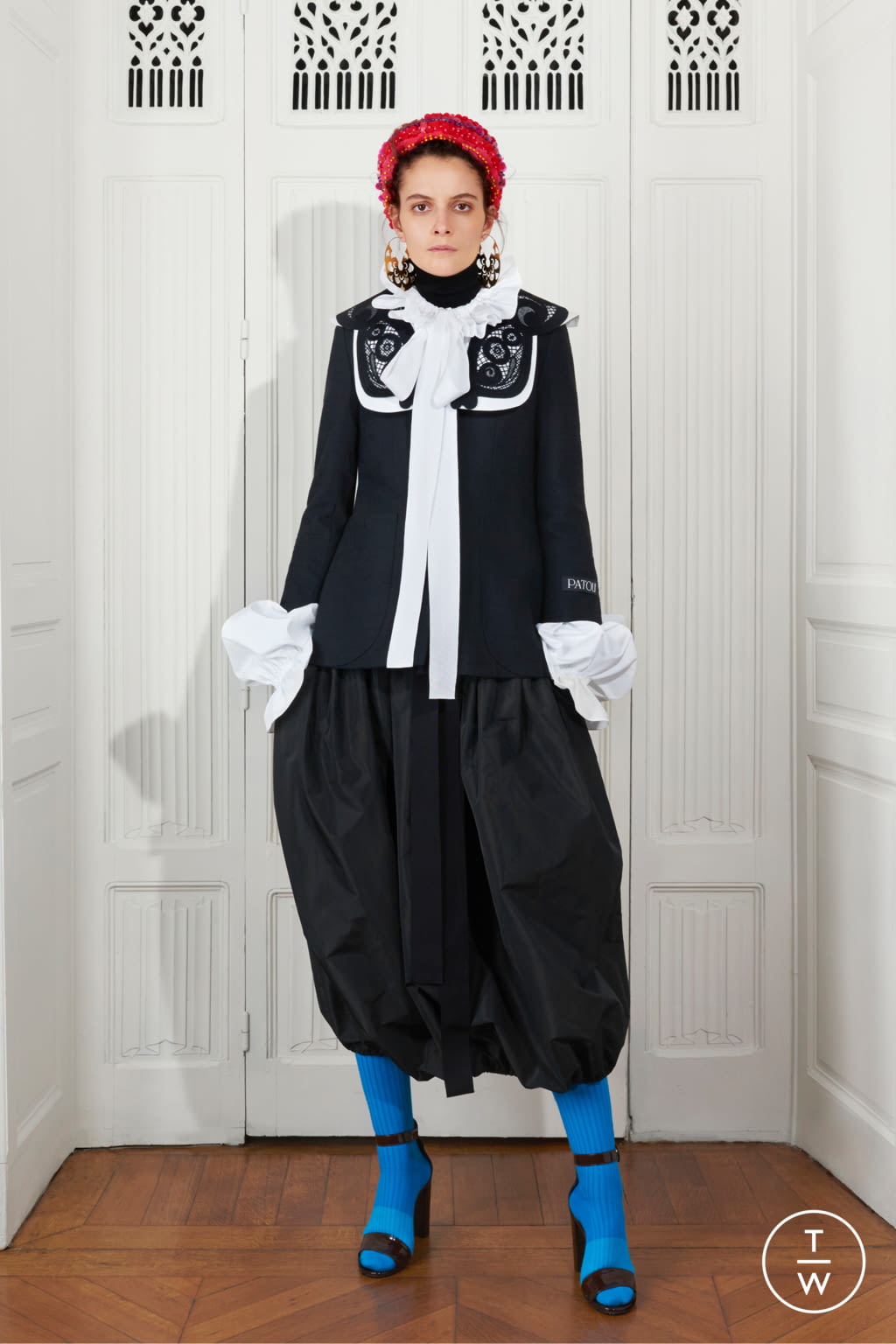 Fashion Week Paris Fall/Winter 2021 look 12 from the Patou collection womenswear
