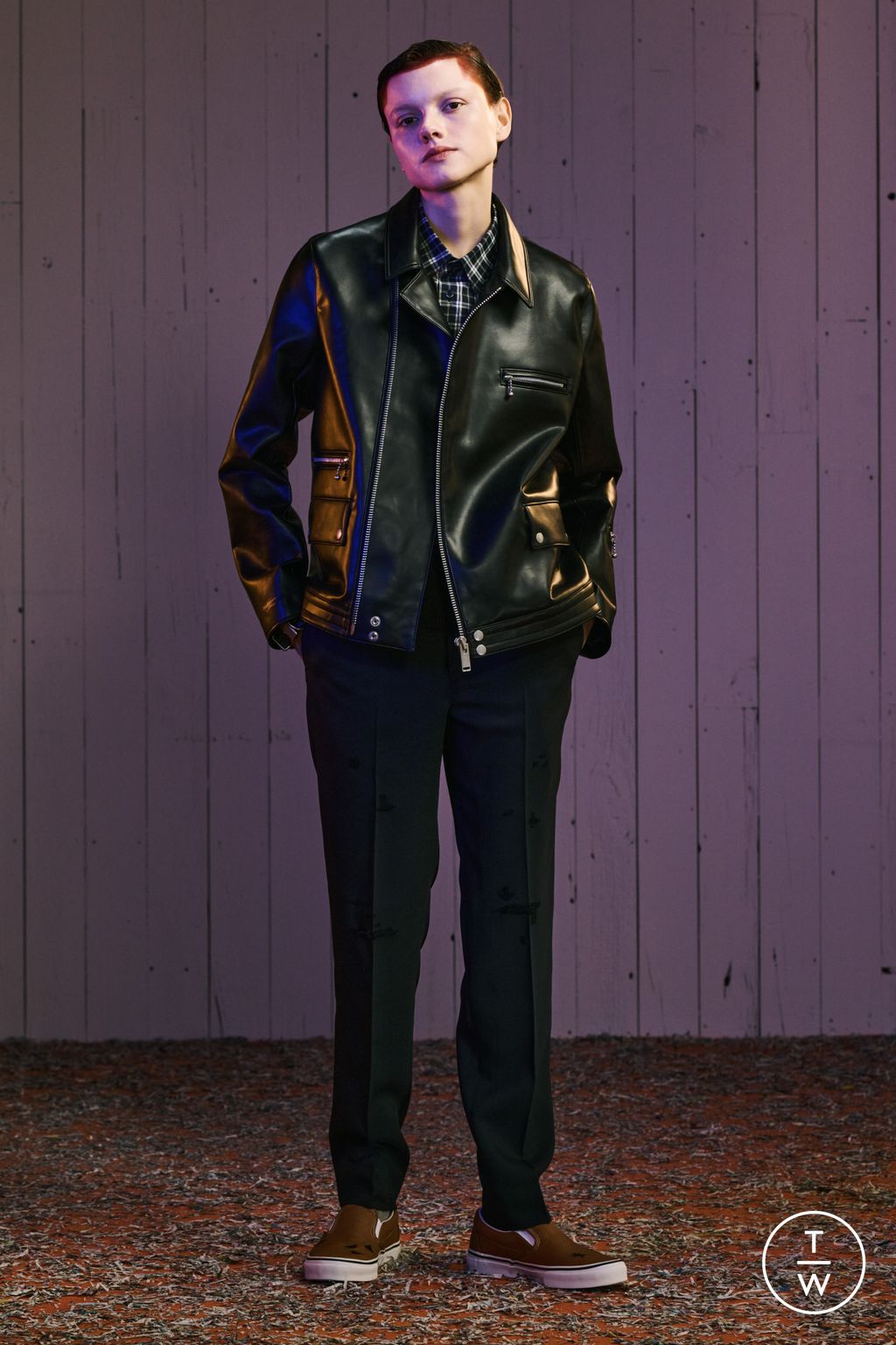 Fashion Week Paris Resort 2024 look 24 from the Undercover collection menswear