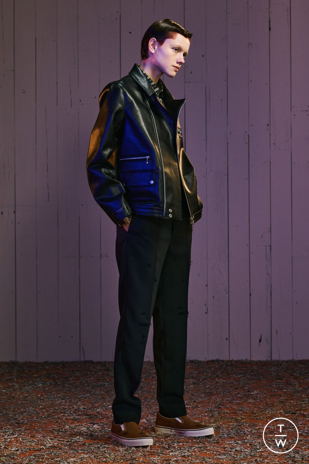 Fashion Week Paris Resort 2024 look 25 from the Undercover collection menswear
