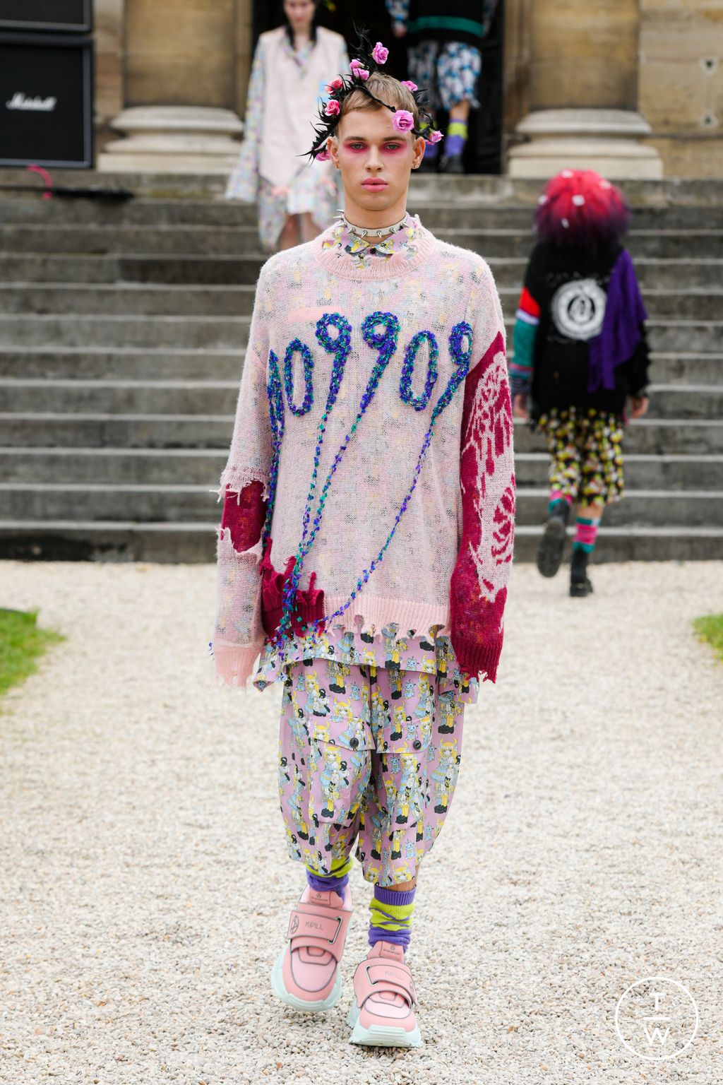 Fashion Week Paris Spring-Summer 2025 look 13 from the KIDILL collection menswear