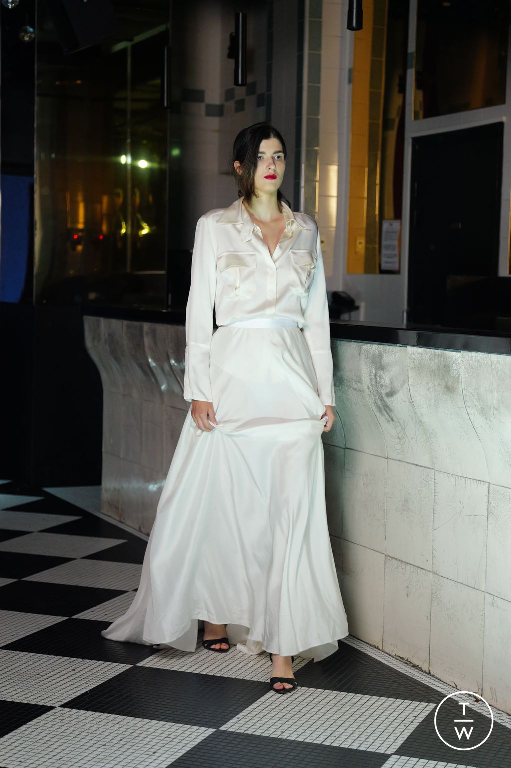 Fashion Week Paris Fall/Winter 2025 look 13 de la collection Aelis couture