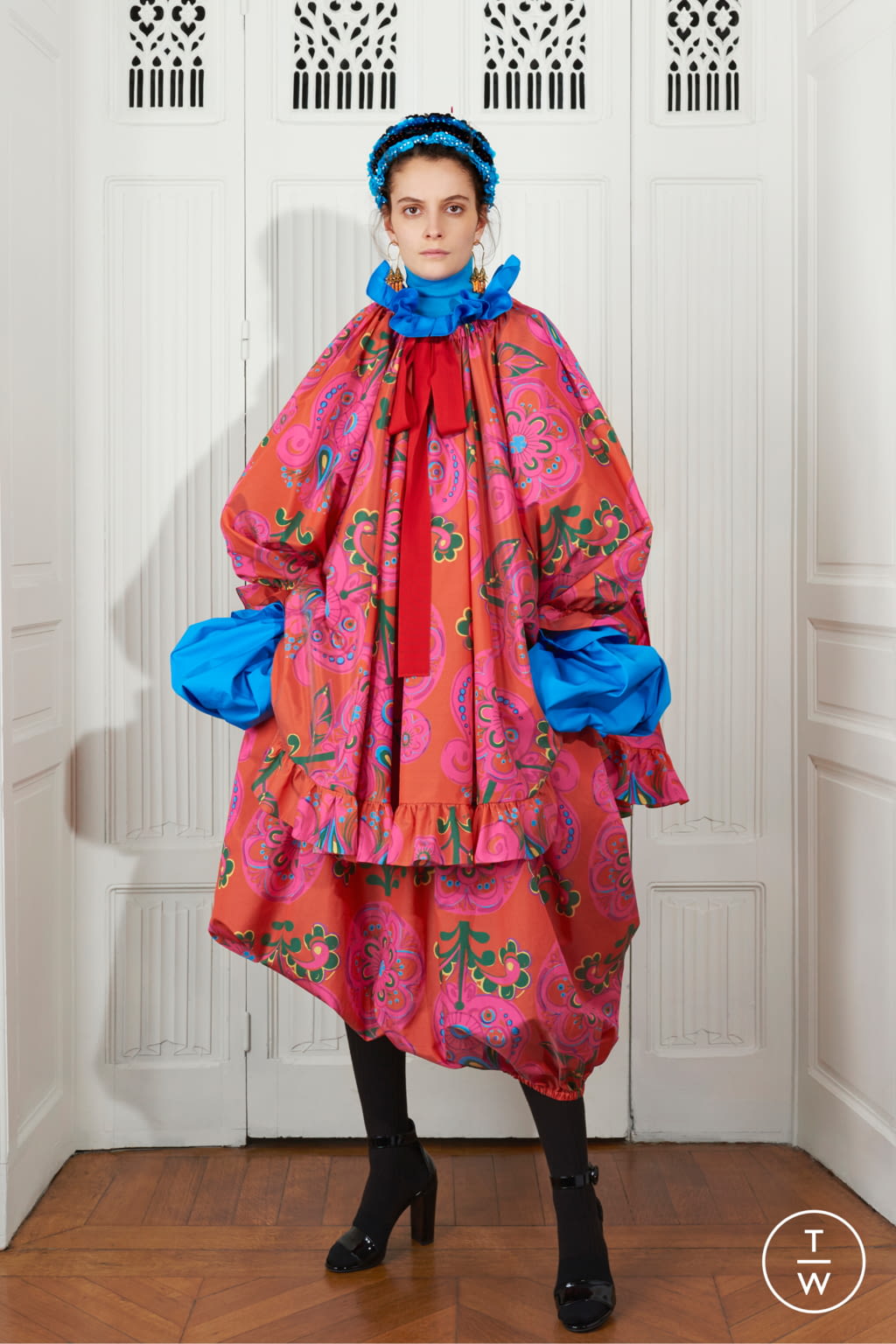 Fashion Week Paris Fall/Winter 2021 look 13 from the Patou collection 女装