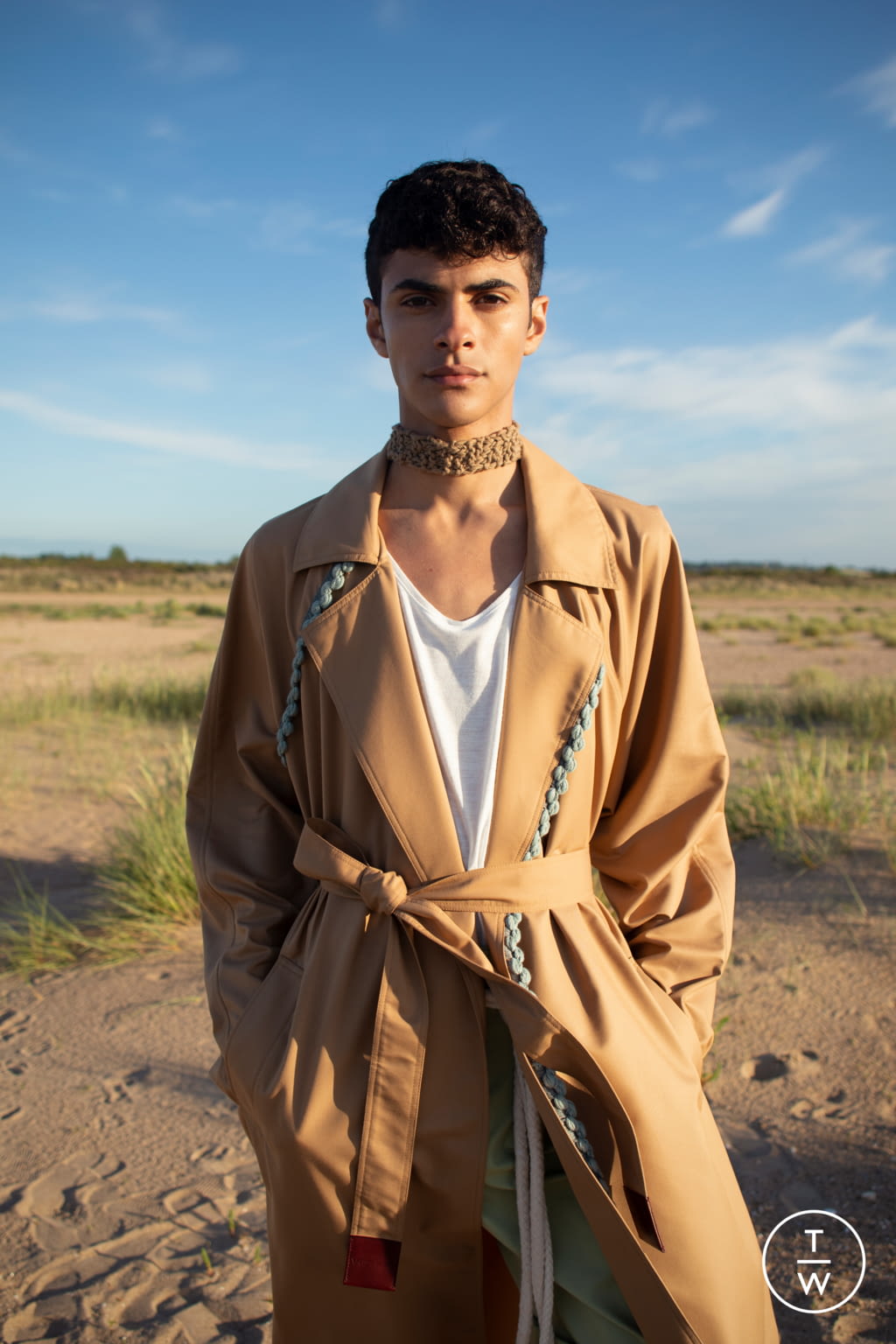 Fashion Week Paris Spring/Summer 2022 look 13 from the Valette Studio collection 男装