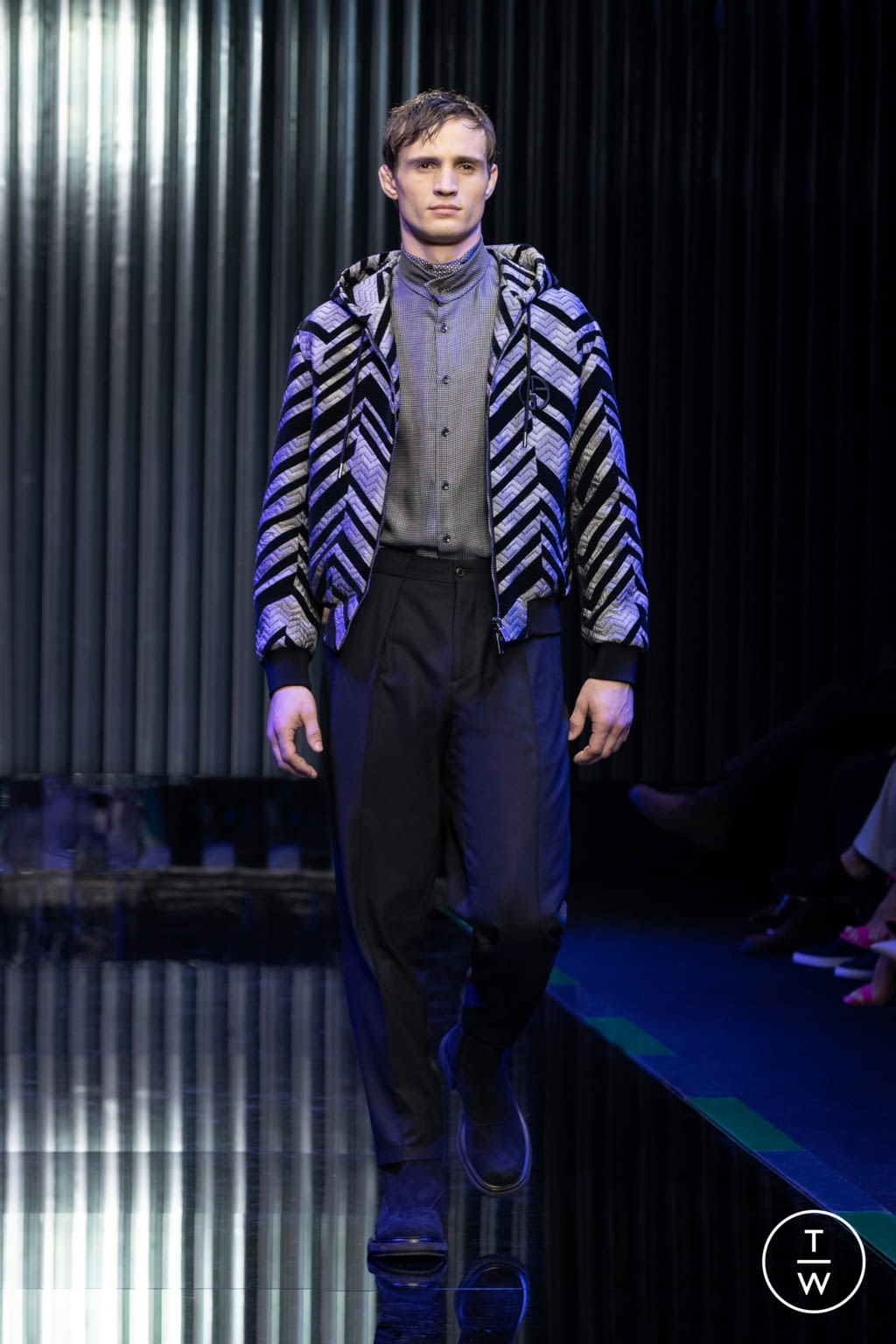 Fashion Week Milan Fall/Winter 2022 look 14 from the Giorgio Armani collection 女装