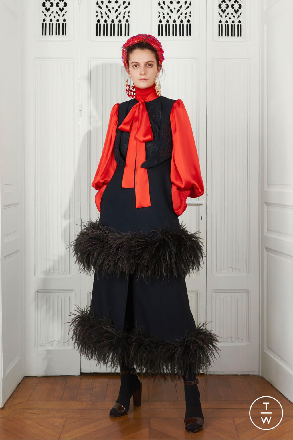 Fashion Week Paris Fall/Winter 2021 look 14 from the Patou collection 女装