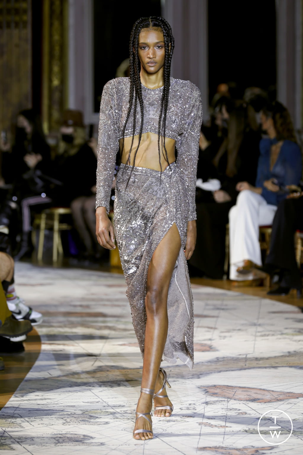 Fashion Week Paris Spring/Summer 2022 look 14 de la collection Zuhair Murad couture