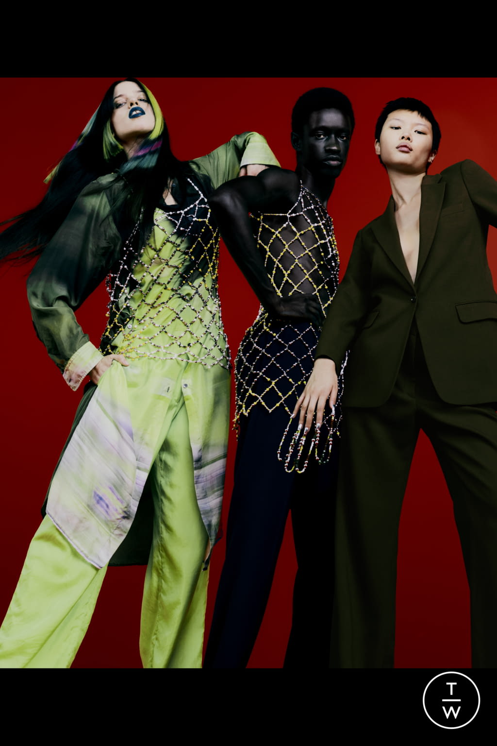 Fashion Week Paris Spring/Summer 2022 look 14 from the Dries Van Noten collection womenswear