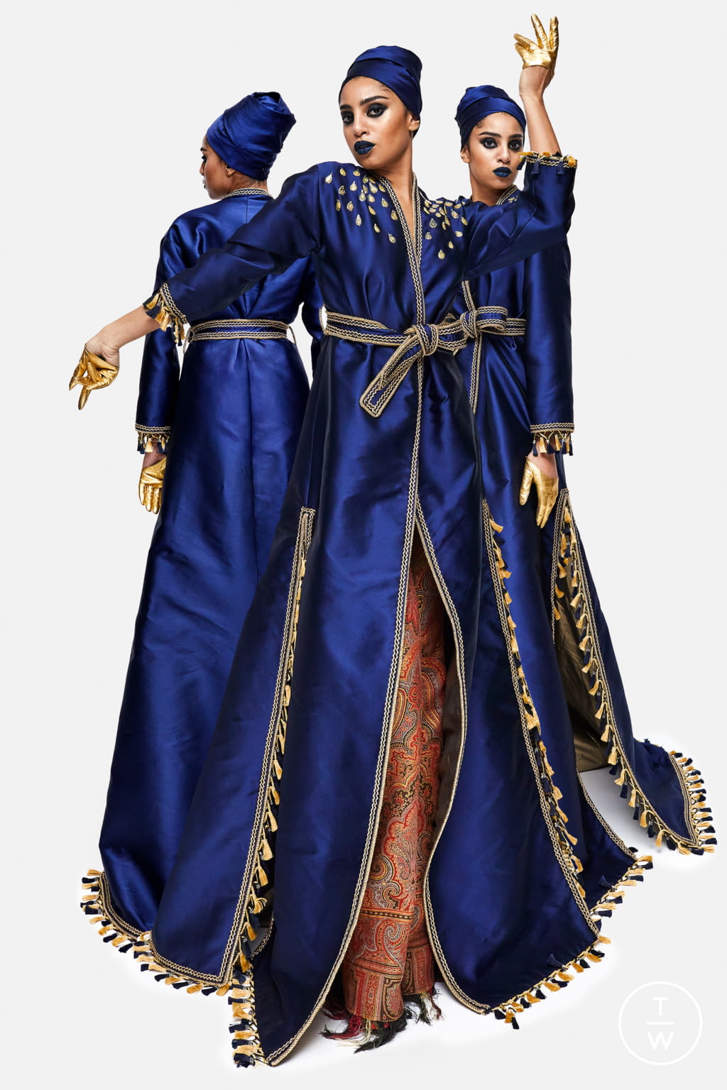 Fashion Week Paris Spring/Summer 2021 look 14 from the Ronald Van Der Kemp collection couture