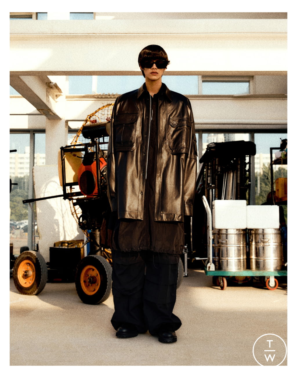 Fashion Week Paris Spring/Summer 2022 look 16 from the Juun.J collection menswear
