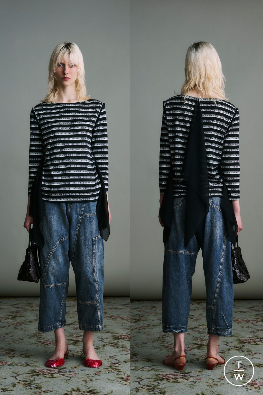 Fashion Week Paris Resort 2026 look 16 from the Undercover collection womenswear