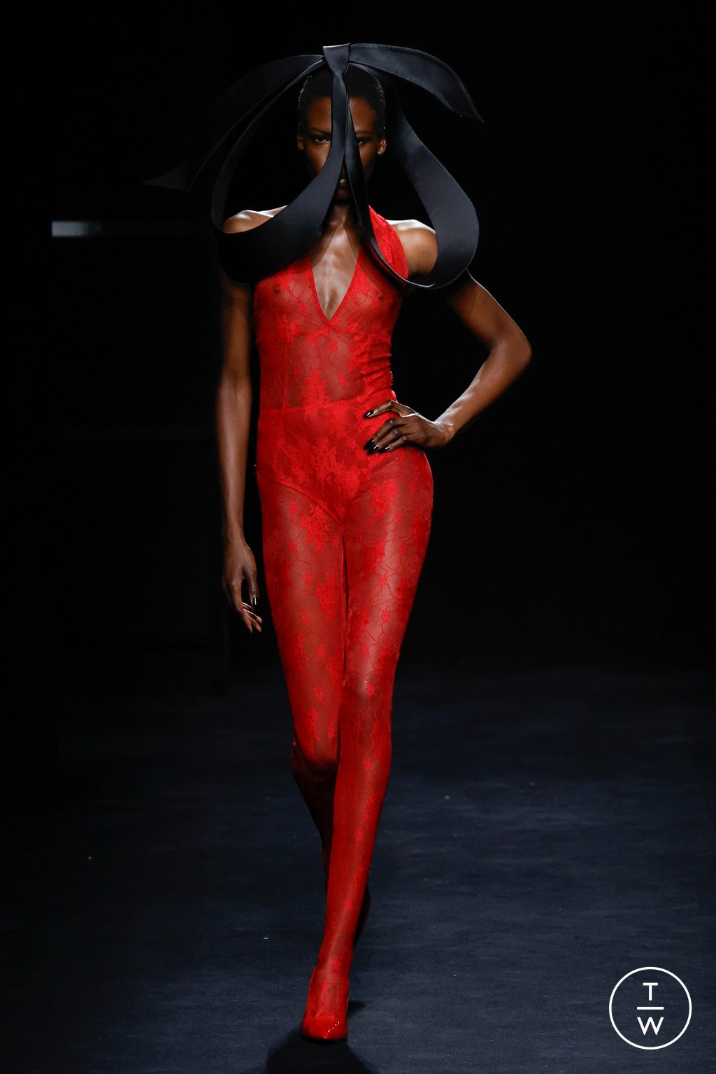 Fashion Week Paris Fall/Winter 2024 look 16 de la collection Nina Ricci womenswear