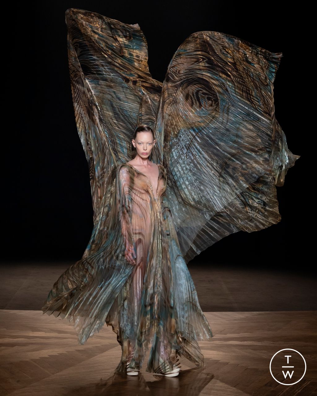 Fashion Week Paris Fall/Winter 2025 look 16 de la collection Iris Van Herpen couture