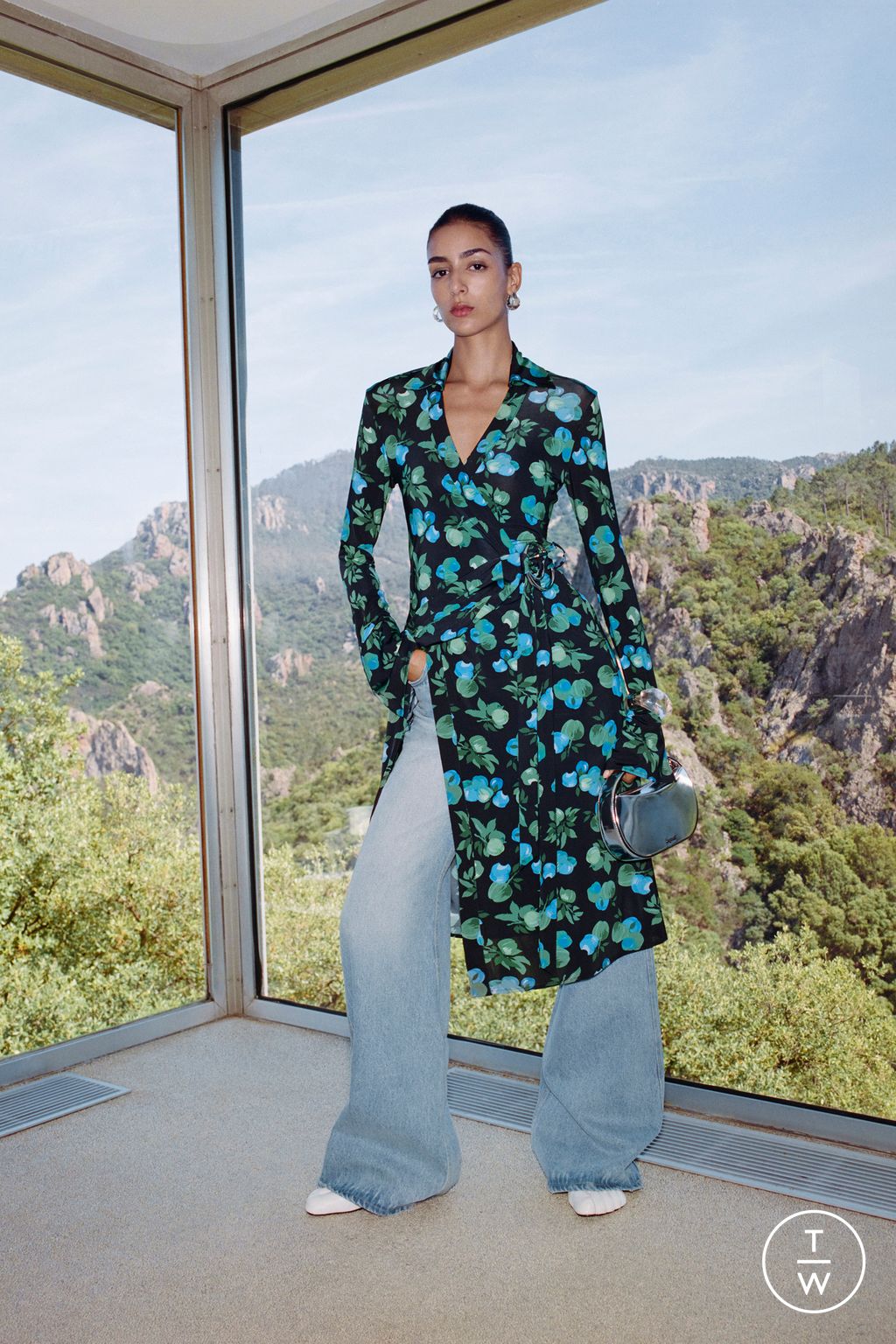 Fashion Week Paris Resort 2025 look 17 from the Coperni collection womenswear