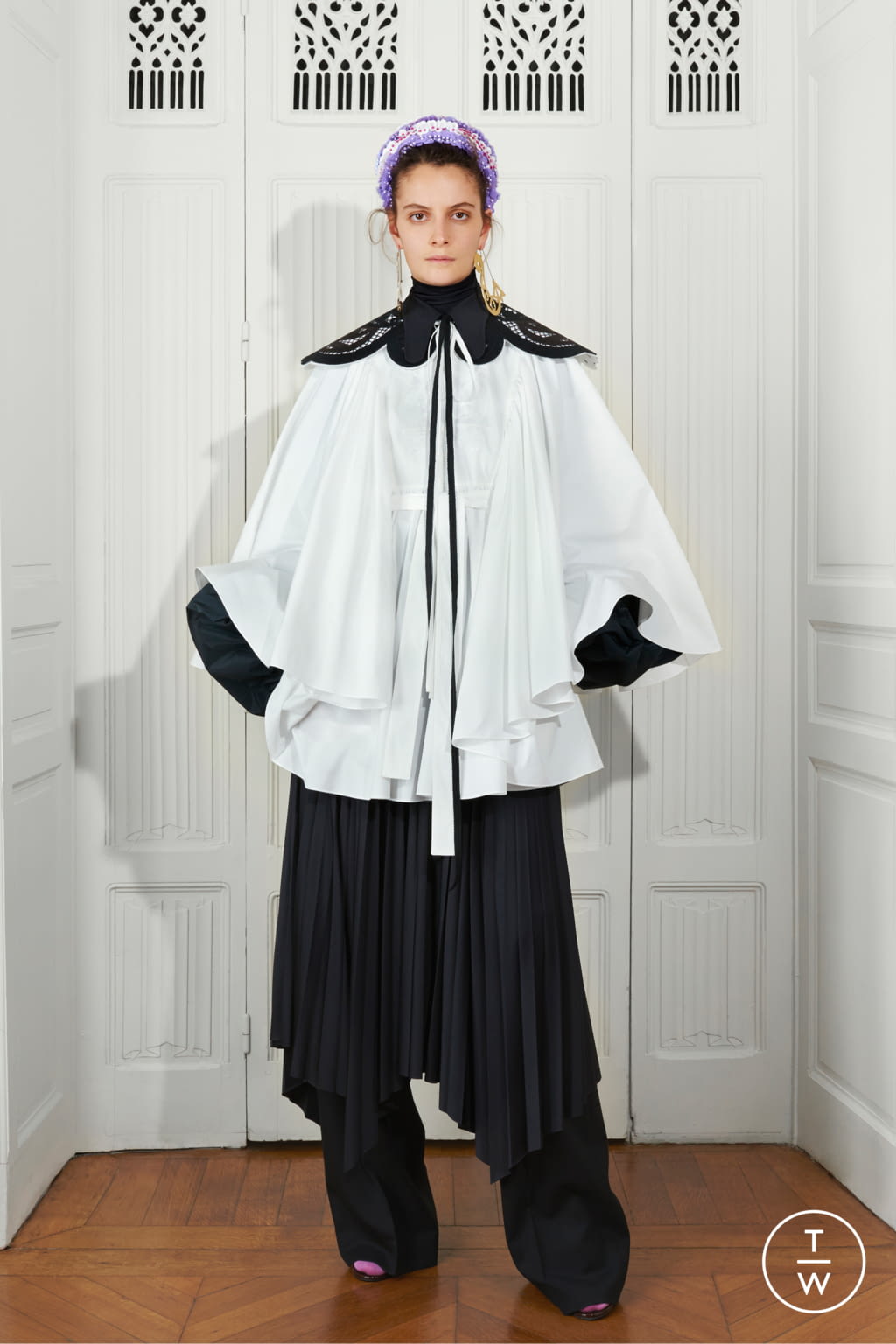 Fashion Week Paris Fall/Winter 2021 look 18 from the Patou collection womenswear