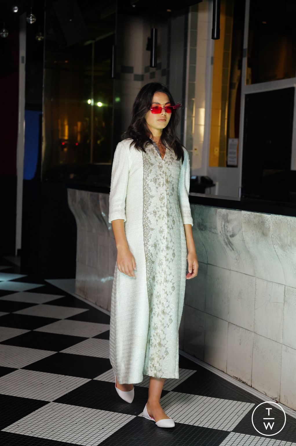 Fashion Week Paris Fall/Winter 2025 look 19 de la collection Aelis couture