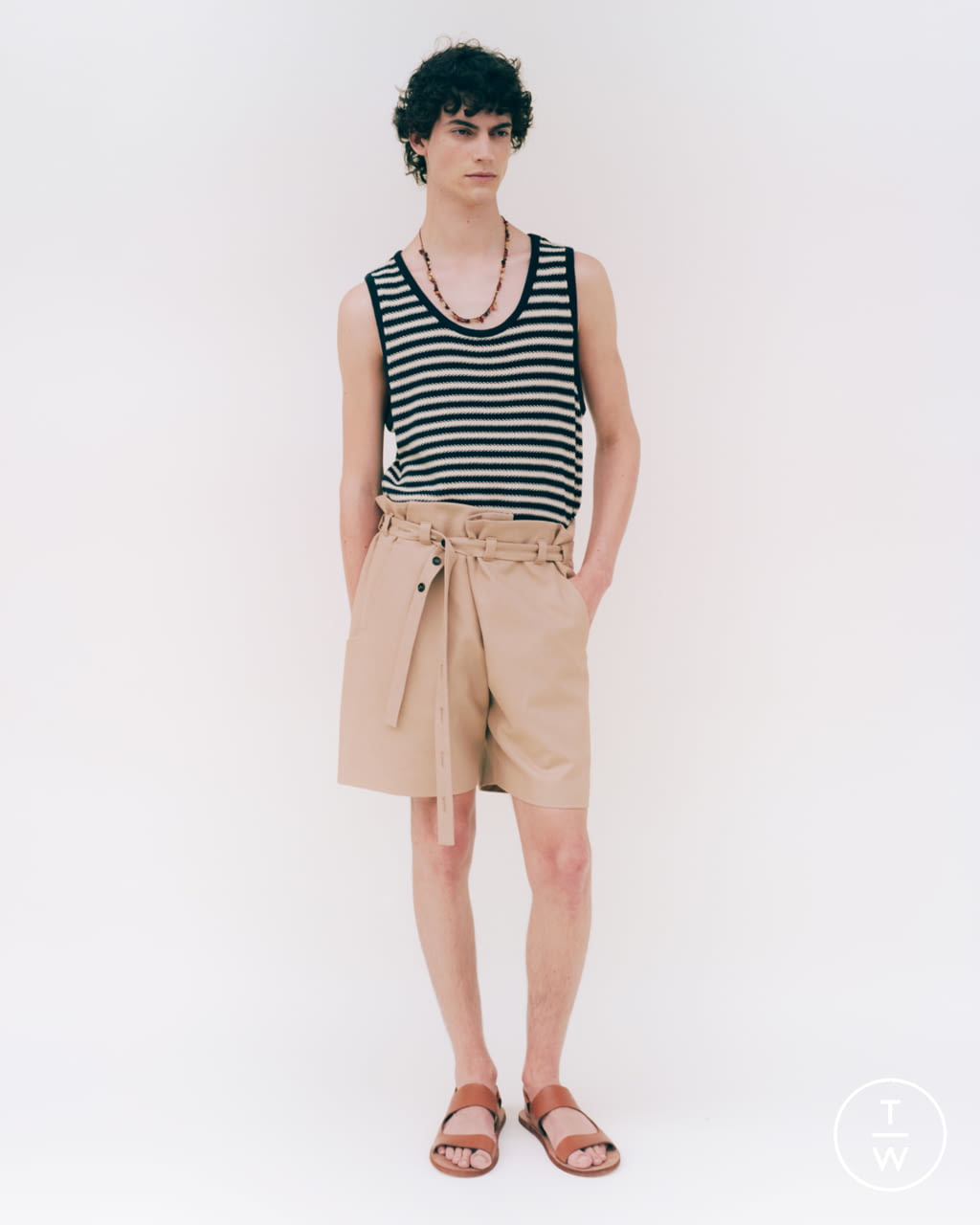 Fashion Week Milan Spring/Summer 2022 look 9 from the Federico Cina collection 男装