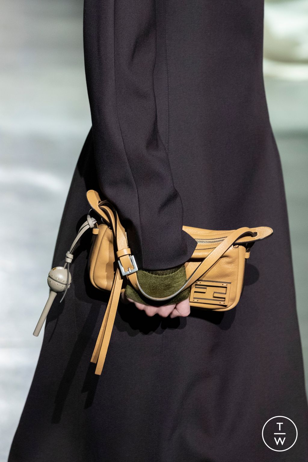 Fashion Week Milan Fall/Winter 2024 look 1 from the Fendi collection womenswear accessories