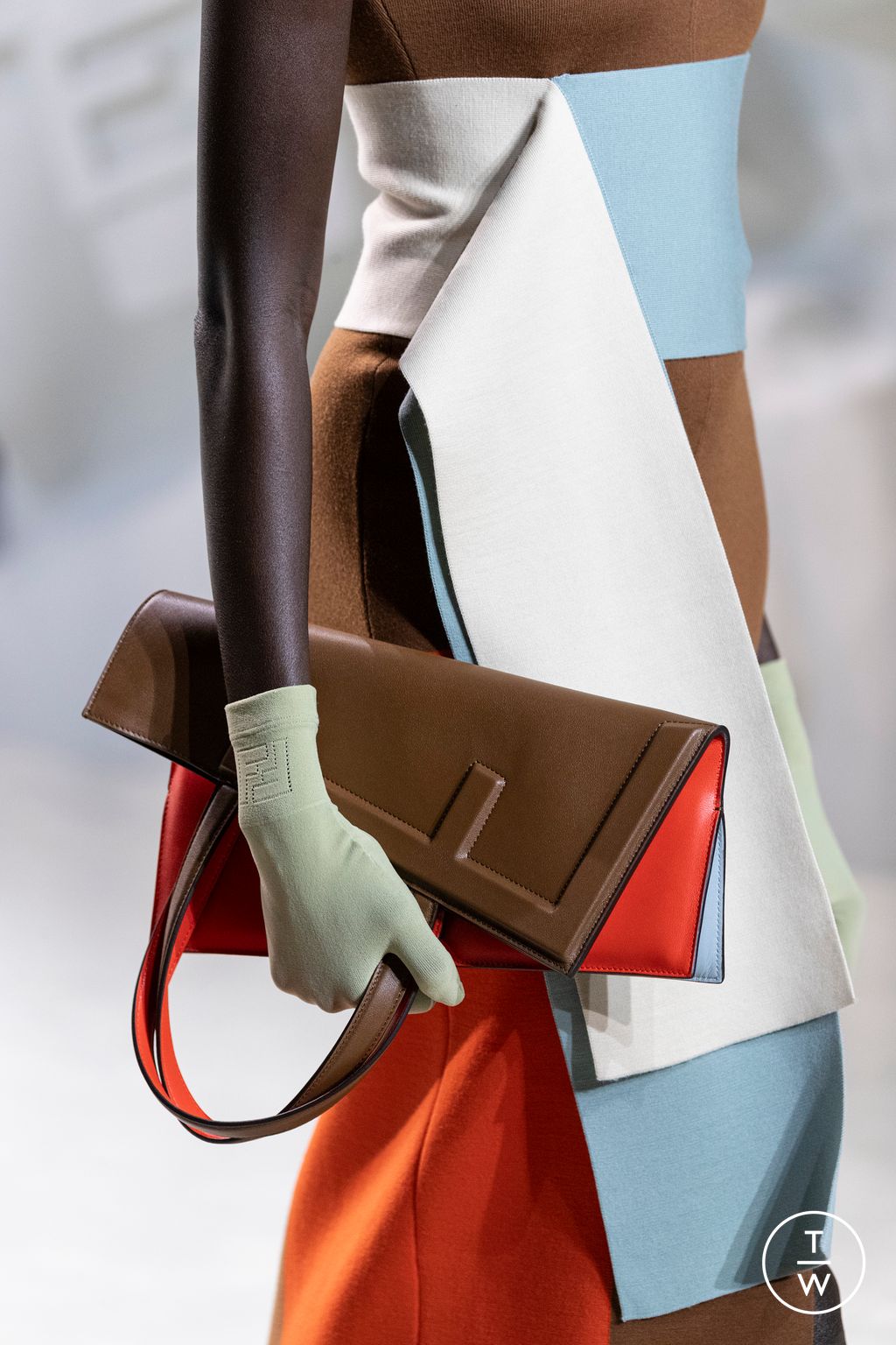 Fashion Week Milan Spring/Summer 2024 look 1 from the Fendi collection womenswear accessories