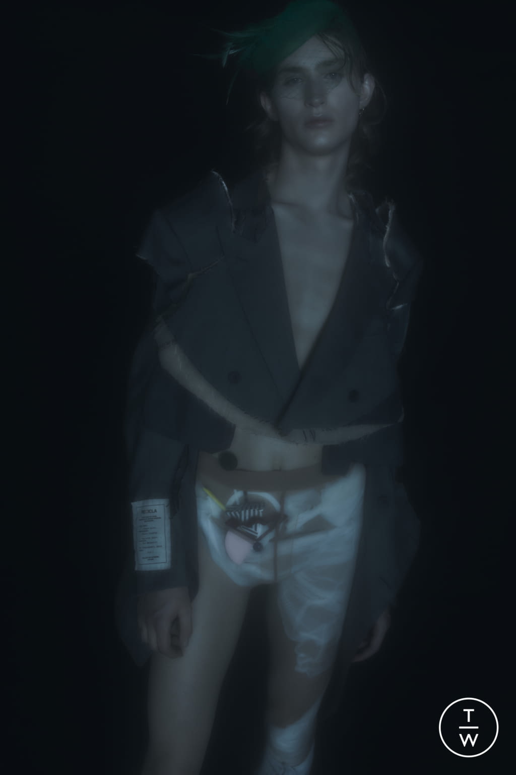 Fashion Week Paris Fall/Winter 2020 look 2 from the Maison Margiela collection 高级定制