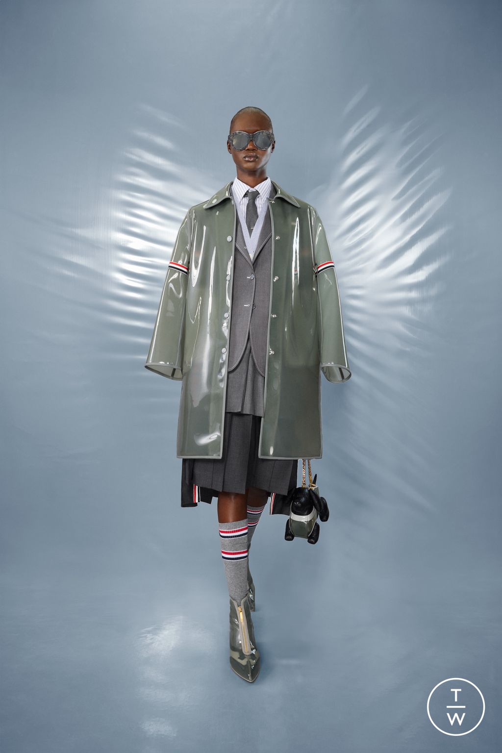 Fashion Week New York Resort 2025 look 1 from the Thom Browne collection womenswear